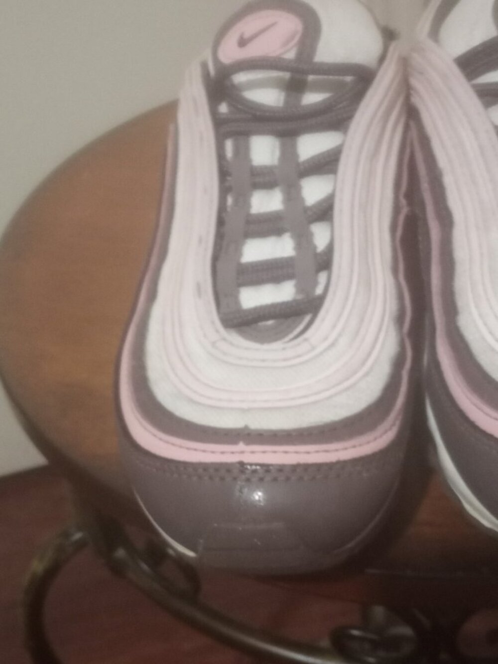 Nike Air Max 97 Shoes Youth 7Y GS 921522-200 Violet Ore/Pink - - Picture 7 of 13
